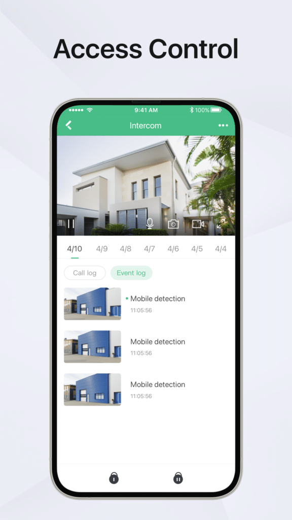 ACCESS CONTROL MOBILE PHONE APP