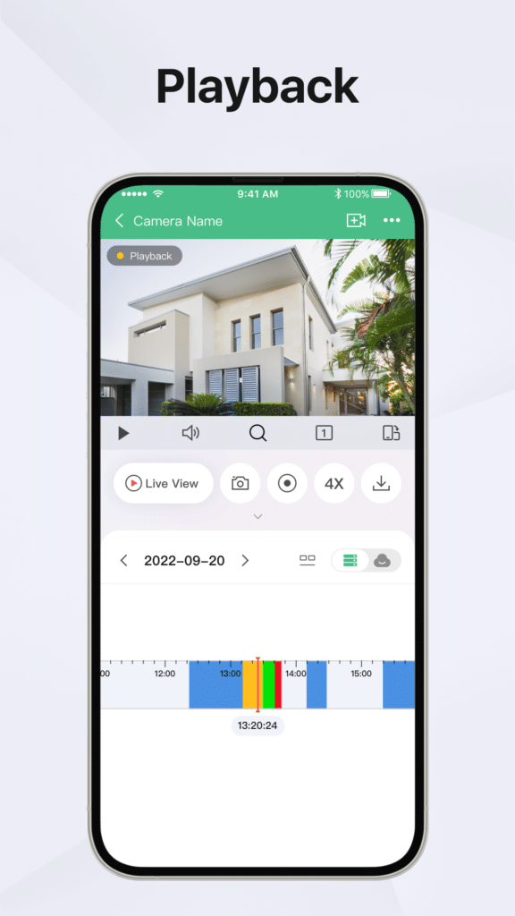 SECURITY CAMERA PLAYBACK